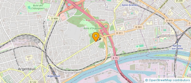 localisation de l'entreprise TRANS MEDI à ARGENTEUIL