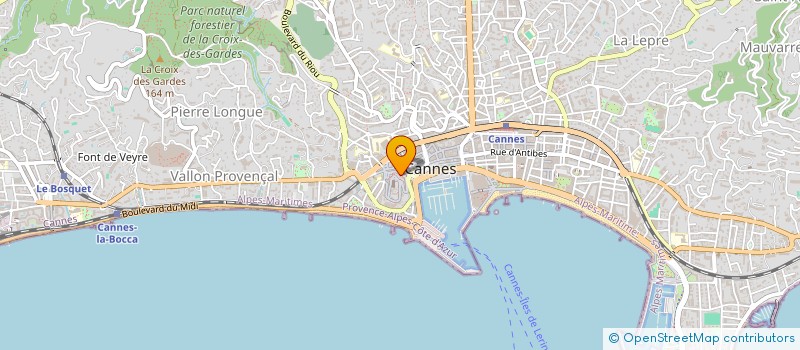 localisation de l'entreprise TRANS MEDITERRANEE SERVICES à CANNES