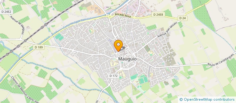 localisation de l'entreprise TRANS MELGUEIL  MAUGUIO