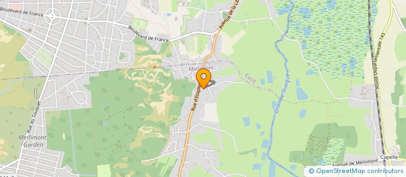 localisation de l'entreprise TRANS MENOME  MERLIMONT