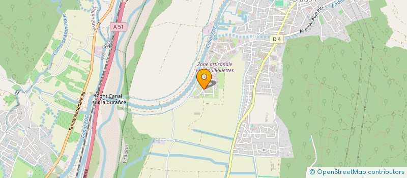 localisation de l'entreprise TRANS MERLE  ORAISON