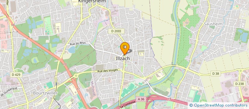 localisation de l'entreprise TRANS MET SNC à ILLZACH