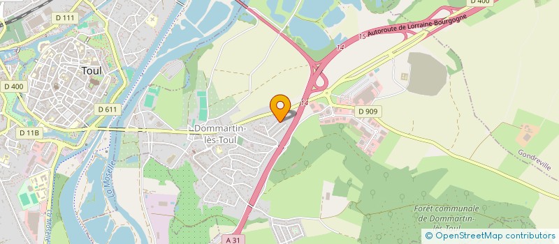 localisation de l'entreprise TRANS MEV  DOMMARTIN-LES-TOUL