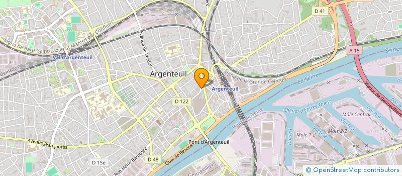 localisation de l'entreprise TRANS-MISSIONS  ARGENTEUIL