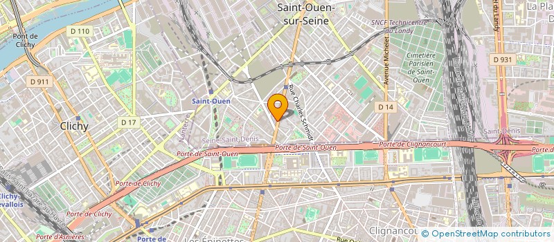 localisation de l'entreprise TRANS MISSIONS EXPRESS à SAINT-OUEN-SUR-SEINE