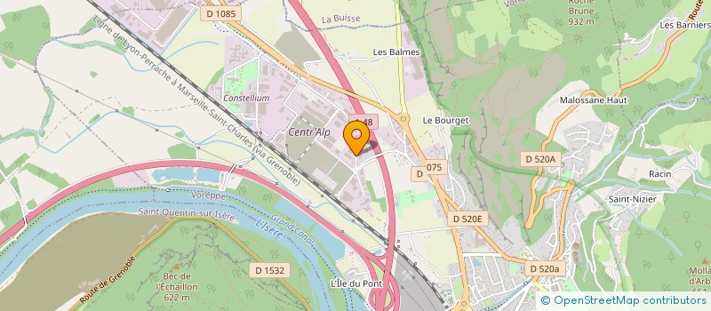 localisation de l'entreprise TRANS'MO à VOREPPE