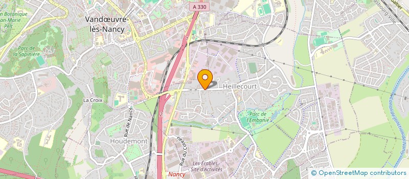 localisation de l'entreprise TRANS MONOPAUL  HEILLECOURT