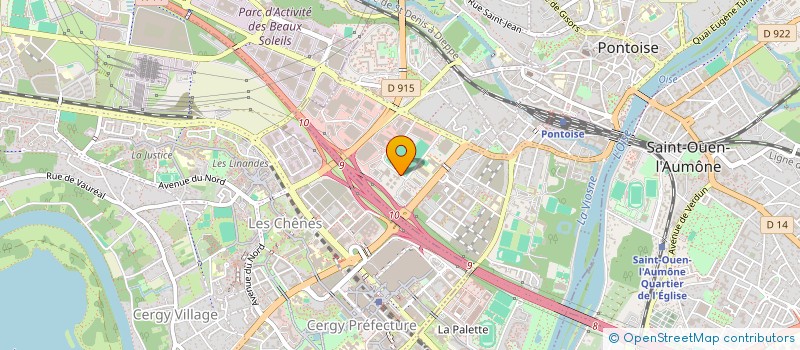 localisation de l'entreprise TRANS NATIONAL à PONTOISE