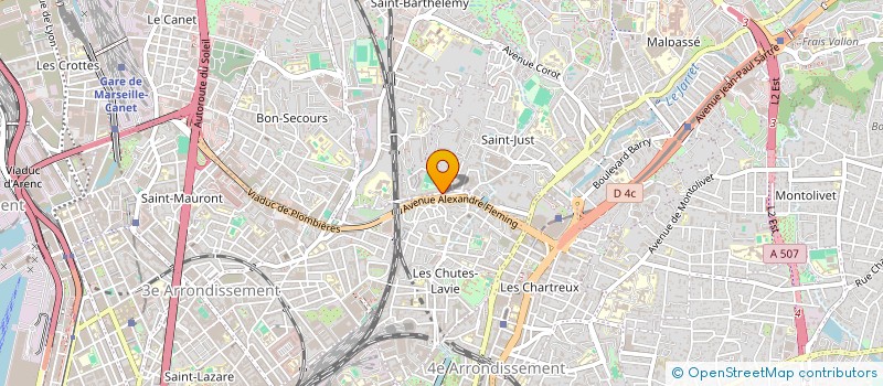 localisation de l'entreprise TRANS NATIONAL EXPRESS à MARSEILLE