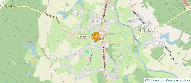 localisation de l'entreprise TRANS NEGO BOIS SARL à LE DESCHAUX