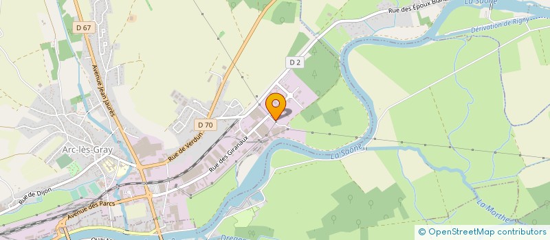 localisation de l'entreprise TRANS NEGOCE DE CLERCQ à AUTREY-LES-GRAY