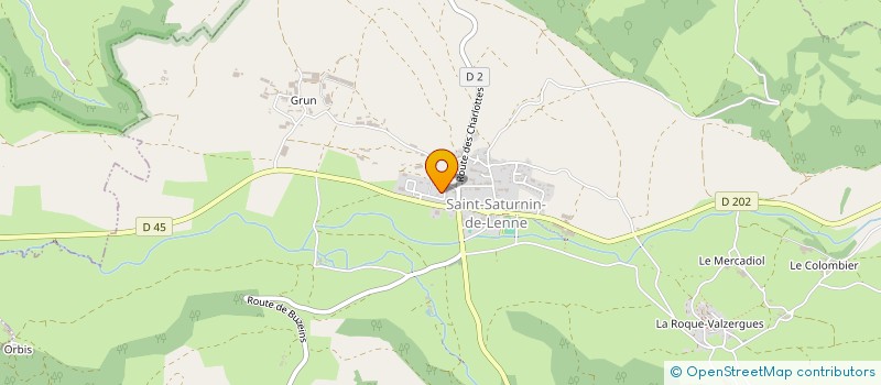 localisation de l'entreprise TRANS NEGOCES 12  SAINT-SATURNIN-DE-LENNE