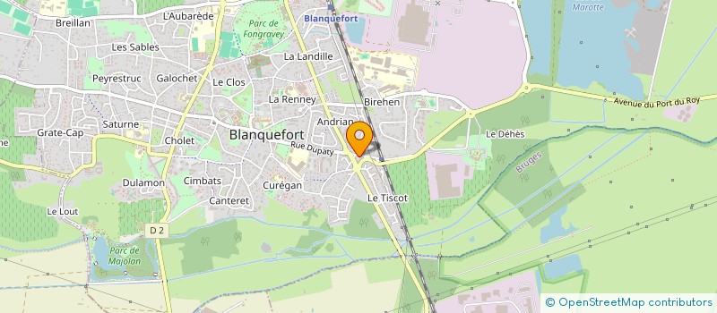 localisation de l'entreprise TRANS NET LOGISTIQUE à BLANQUEFORT
