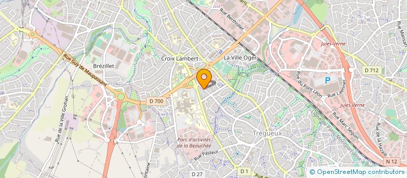 localisation de l'entreprise TRANS NETTOYAGE à SAINT-BRIEUC