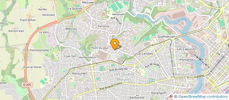 localisation de l'entreprise TRANS NORD PRESSE à BREST