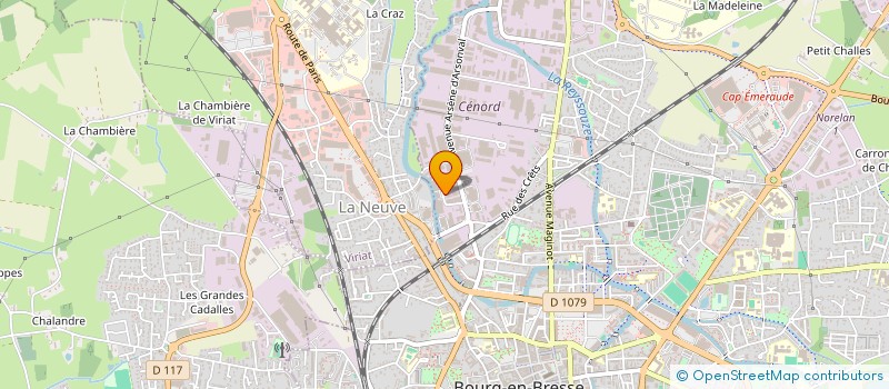 localisation de l'entreprise TRANS O CAR  BOURG-EN-BRESSE