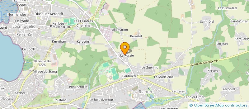 localisation de l'entreprise TRANS OCEANE à RIANTEC