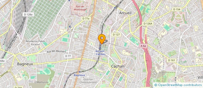localisation de l'entreprise TRANS-ONE EXPRESS à CACHAN