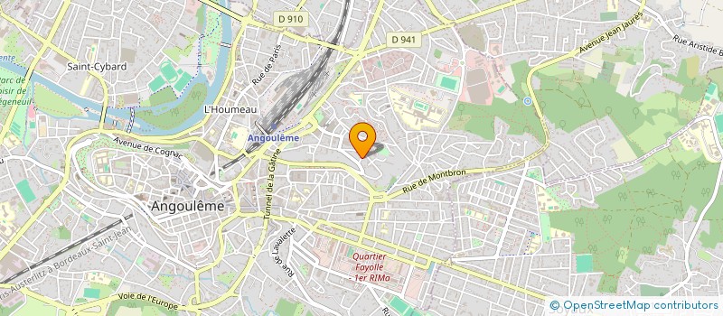 localisation de l'entreprise TRANS OREILLE EXPRESS à ANGOULEME