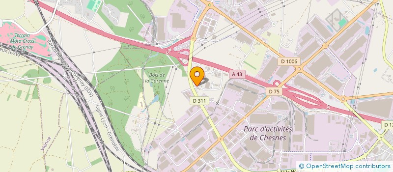 localisation de l'entreprise TRANS ORIENT SERVICES  SAINT-QUENTIN-FALLAVIER