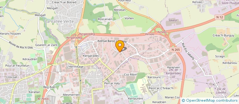 localisation de l'entreprise TRANS OUEST MANUTENTION à GOUESNOU