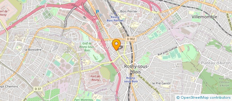 localisation de l'entreprise TRANS PACKS SERVICES à ROSNY-SOUS-BOIS