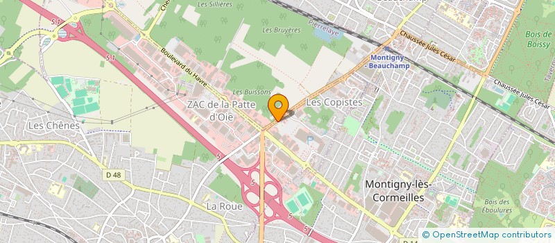 localisation de l'entreprise TRANS - PEGASE  HERBLAY-SUR-SEINE