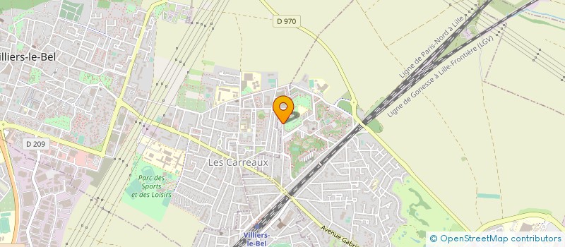 localisation de l'entreprise TRANS-PEO PRESTIGE à GONESSE