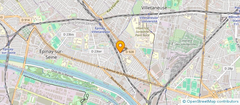 localisation de l'entreprise TRANS PERSEVERANCE à EPINAY-SUR-SEINE