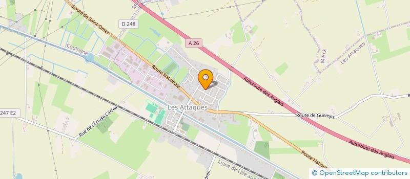 localisation de l'entreprise TRANS.PHC à LES ATTAQUES