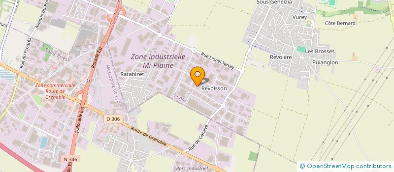 localisation de l'entreprise TRANS PLANETE à VAULX-EN-VELIN