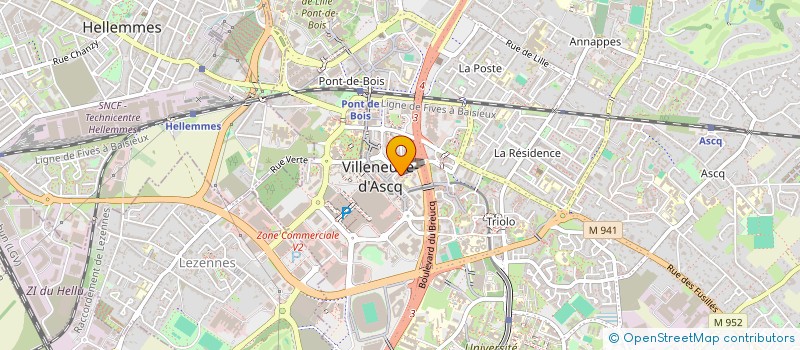 localisation de l'entreprise TRANS PLAZA à VILLENEUVE-D'ASCQ