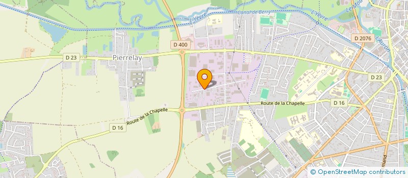 localisation de l'entreprise TRANS PLUS  BOURGES