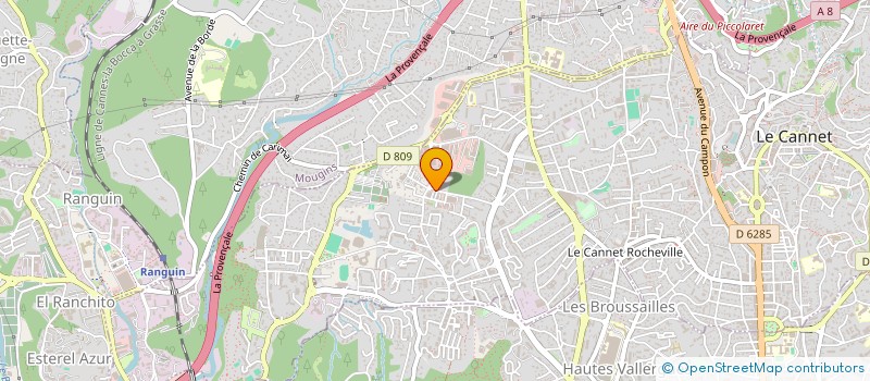 localisation de l'entreprise TRANS PLUS à LE CANNET