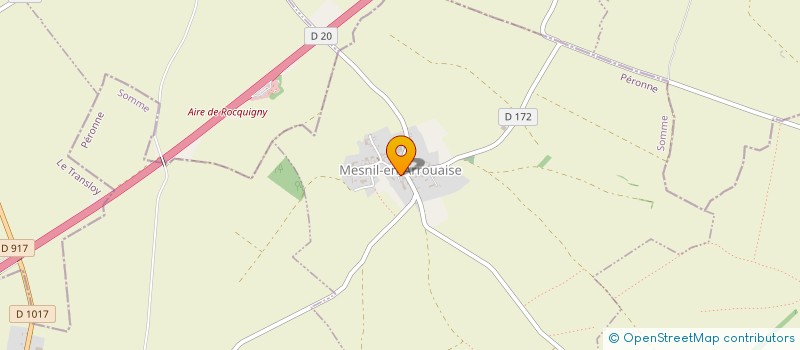localisation de l'entreprise TRANS'PORQUET à MESNIL-EN-ARROUAISE