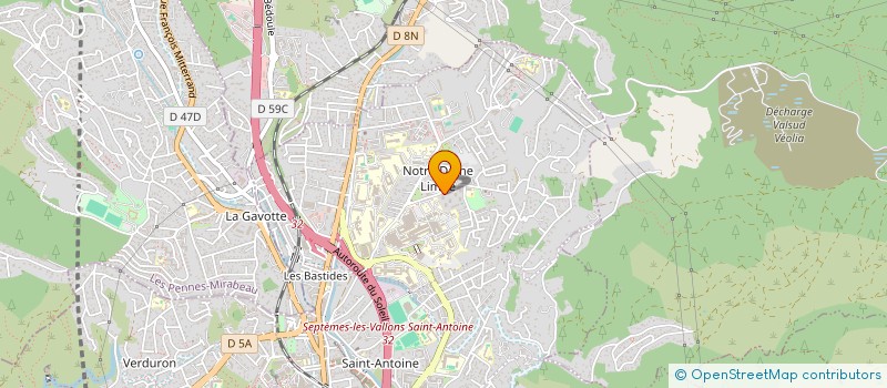 localisation de l'entreprise TRANS PRESTIGE à MARSEILLE