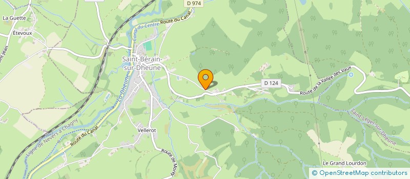 localisation de l'entreprise TRANS'PRESTO  SAINT-BERAIN-SUR-DHEUNE