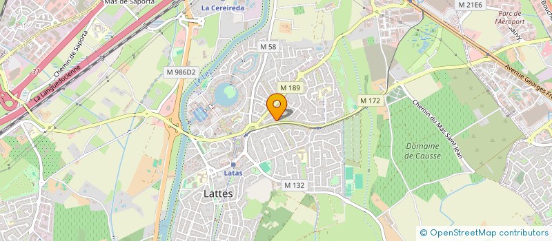 localisation de l'entreprise TRANS PRO à LATTES