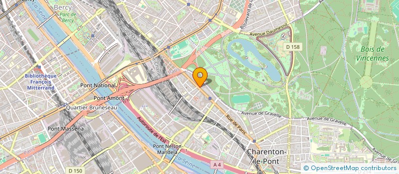 localisation de l'entreprise TRANS PRO à CHARENTON-LE-PONT
