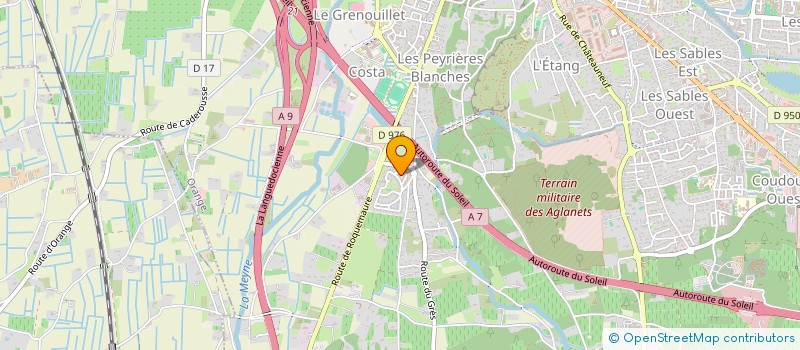 localisation de l'entreprise TRANS PRO EXPRESS à ORANGE