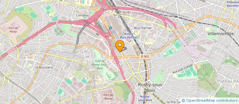 localisation de l'entreprise TRANS PRO SOLUTION à ROSNY-SOUS-BOIS