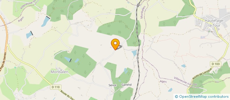 localisation de l'entreprise TRANS PROXIMITE  HAUTEFAGE-LA-TOUR