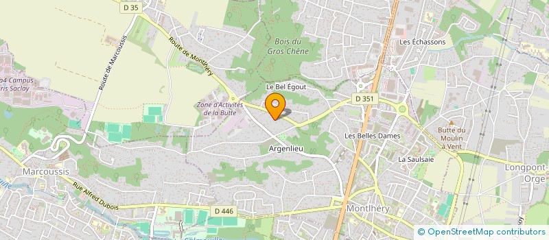 localisation de l'entreprise TRANS R à LONGPONT-SUR-ORGE