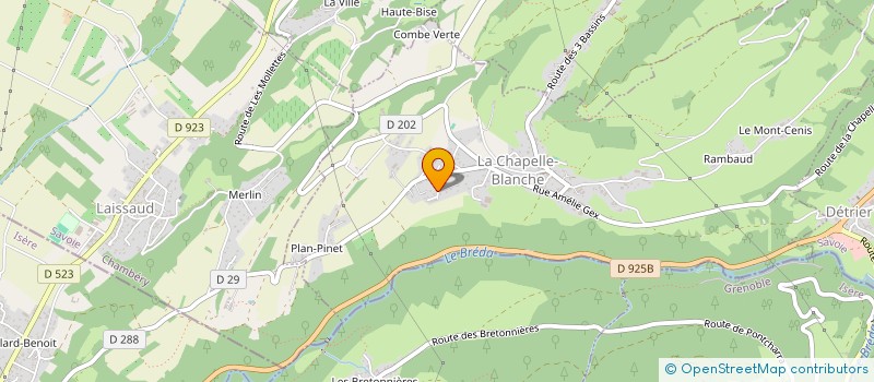 localisation de l'entreprise TRANS.R.F. à DETRIER