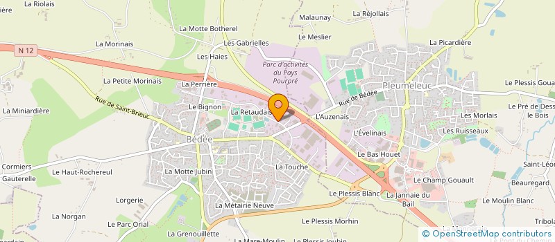 localisation de l'entreprise TRANS RAPIDE 35  BEDEE