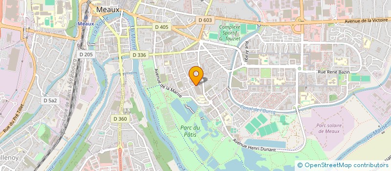 localisation de l'entreprise TRANS ROUTE FRANCE à MEAUX