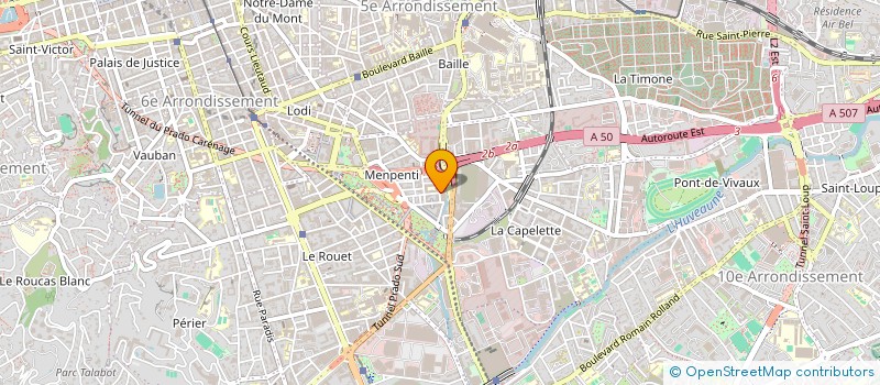 localisation de l'entreprise TRANS ROUTE PACA à MARSEILLE