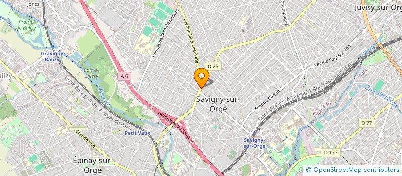 localisation de l'entreprise TRANS RUBIELLES à SAVIGNY-SUR-ORGE