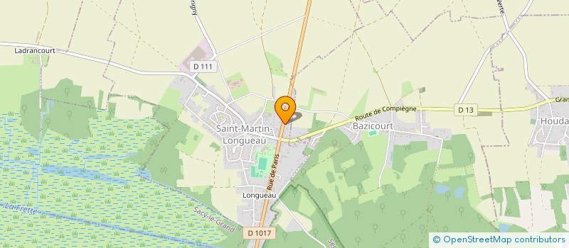 localisation de l'entreprise TRANS S.M.L.  SAINT-MARTIN-LONGUEAU