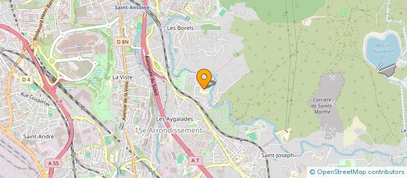 localisation de l'entreprise TRANS SAHARA CARAVANNE SANS FRONTIERES à MARSEILLE 15EME